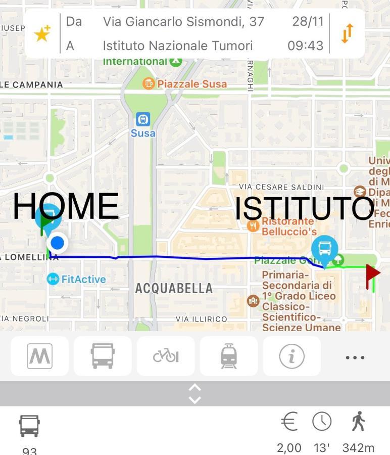 Sismondi Top Apt Μιλάνο Εξωτερικό φωτογραφία